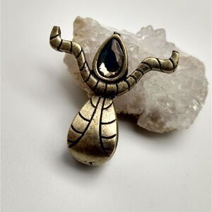 Solid Silver pharaohs curse‎ necklace pendant